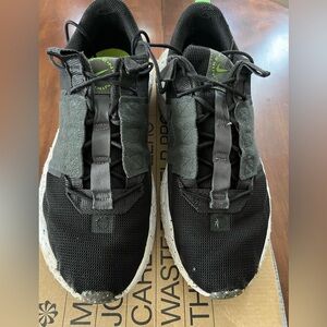 Nike Men’s Crater Impact Running Shoes Black/Iron Grey Off Size 9.5